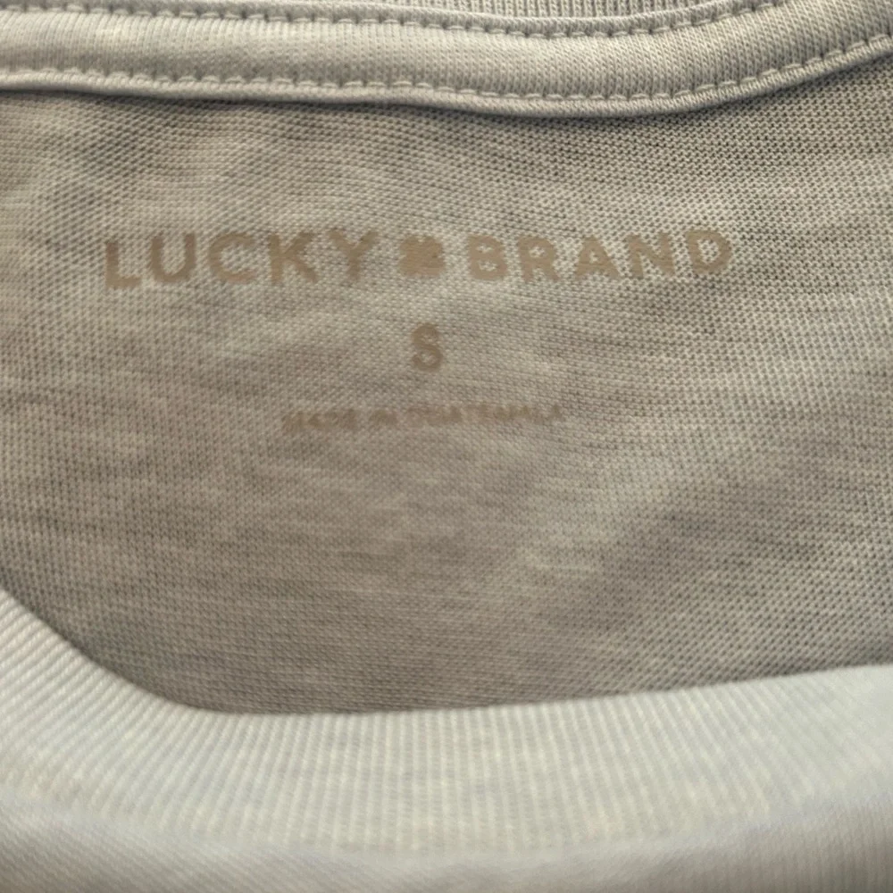 Lucky Brand Sardinia Graphic Tee in Light Blue - Picture 7 of 10
